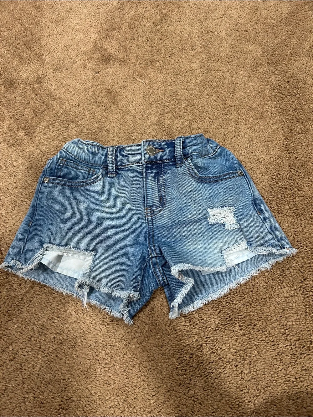 art class Light Wash Ripped Denim Shorts